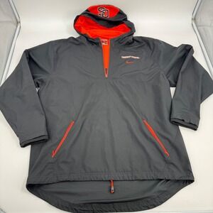 Oregon State Beavers Nike Team Pullover‎ Jacket Hoodie Size Medium Y2K